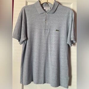Lacoste Men's Light Heather Blue Polo Shirt